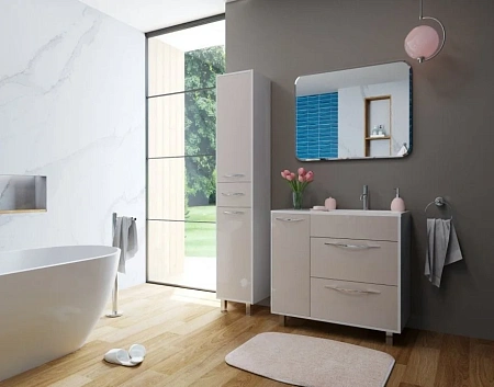 Шкаф-пенал Эстет Barcelona ФР-00003591 напольный, правый 1 ящик 350х350х2000 Шкаф-пенал Эстет Barcelona ФР-00003591 напольный, правый 1 ящик 350х350х2000