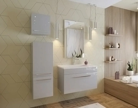 Шкаф-пенал Эстет Elin ФР-00003353 подвесной, левый 350х366х960 Шкаф-пенал Эстет Elin ФР-00003353 подвесной, левый 350х366х960