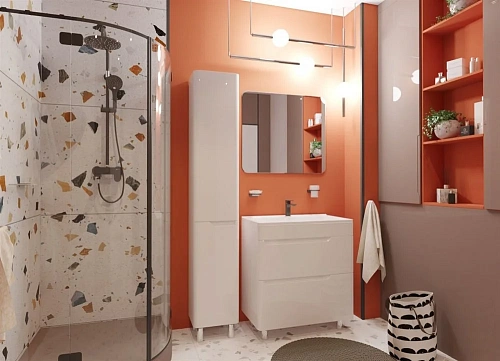 Шкаф-пенал Эстет Kare Luxe ФР-00005999 напольный, левый 350х350х2000 Шкаф-пенал Эстет Kare Luxe ФР-00005999 напольный, левый 350х350х2000