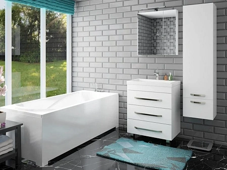 Шкаф-пенал Эстет Monaco ФР-00002156 подвесной, правый 400х340х1570 Шкаф-пенал Эстет Monaco ФР-00002156 подвесной, правый 400х340х1570