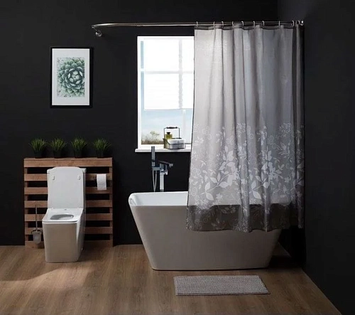Штора для ванны Aquanet SC7437A 180см, кусты Штора для ванны Aquanet SC7437A 180см, кусты