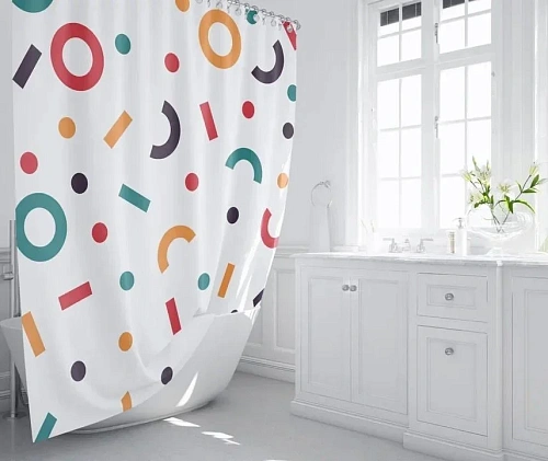 Штора для ванны Fixsen Candy, FX-2512 Штора для ванны Fixsen Candy, FX-2512