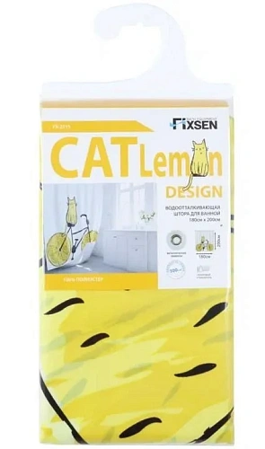 Штора для ванны Fixsen Cat, FX-2515 Штора для ванны Fixsen Cat, FX-2515