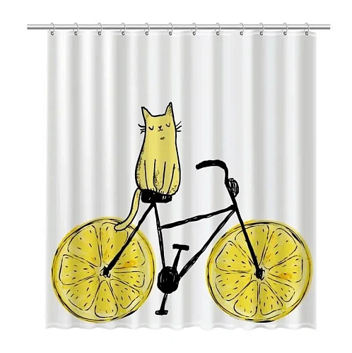 Штора для ванны Fixsen Cat, FX-2515 Штора для ванны Fixsen Cat, FX-2515