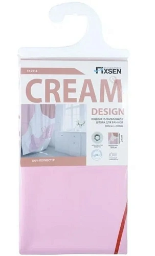 Штора для ванны Fixsen Cream, FX-2514 Штора для ванны Fixsen Cream, FX-2514