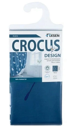 Штора для ванны Fixsen Crocus, FX-2513 Штора для ванны Fixsen Crocus, FX-2513