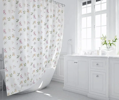 Штора для ванны Fixsen Flora, FX-1507 Штора для ванны Fixsen Flora, FX-1507