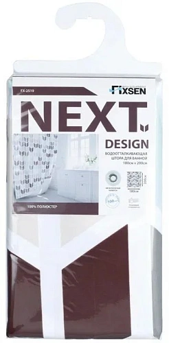 Штора для ванны Fixsen Next, FX-2519 Штора для ванны Fixsen Next, FX-2519