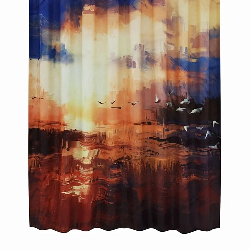 Штора для ванны WasserKRAFT Ammer SC-70103 мультицвет Штора для ванны WasserKRAFT Ammer SC-70103 мультицвет