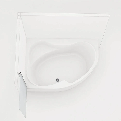 Шторка на ванну Aquanet AQ1 L, матовое стекло 00161912 Шторка на ванну Aquanet AQ1 L, матовое стекло 00161912