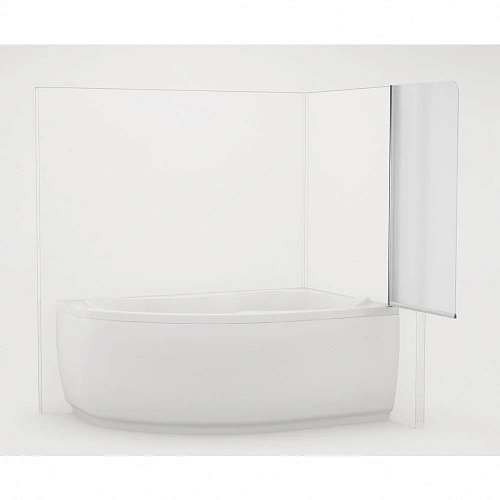 Шторка на ванну Aquanet AQ1 R, матовое стекло 00173656 Шторка на ванну Aquanet AQ1 R, матовое стекло 00173656