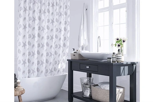 Шторка на ванну Fixsen Laguna FX-1501A, без колец Шторка на ванну Fixsen Laguna FX-1501A, без колец