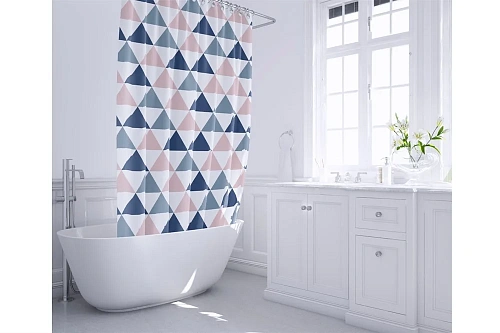 Шторка на ванну Fixsen Simple FX-1504, без колец Шторка на ванну Fixsen Simple FX-1504, без колец