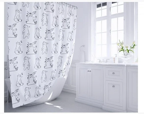 Шторка на ванну Fixsen Teddy Wash FX-1505 Шторка на ванну Fixsen Teddy Wash FX-1505