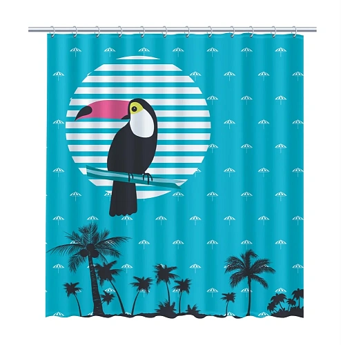 Шторка на ванну Fixsen Tucan FX-2502, без колец Шторка на ванну Fixsen Tucan FX-2502, без колец