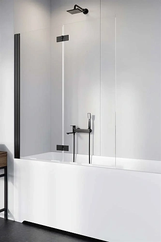 Шторка на ванну Radaway NES 8 Black PND I 110 left 10060110-54-01L Шторка на ванну Radaway NES 8 Black PND I 110 left 10060110-54-01L