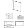 Шторка на ванну Radaway Vesta DWD 203180-01 180 см прозрачное стекло Шторка на ванну Radaway Vesta DWD 203180-01 180 см прозрачное стекло