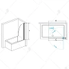 Шторка на ванну RGW SC-36 Screens 01113607-21 Шторка на ванну RGW SC-36 Screens 01113607-21