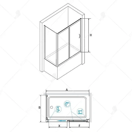 Шторка на ванну RGW SC-92 Screens 01119278-11 Шторка на ванну RGW SC-92 Screens 01119278-11