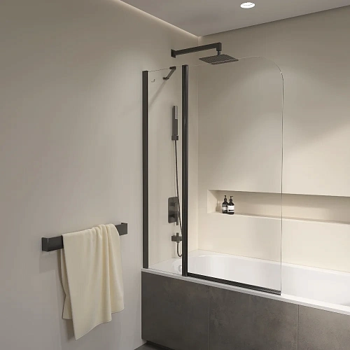 Шторка на ванну RGW Screens SC-011B 900 мм Easy Clean черный Шторка на ванну RGW Screens SC-011B 900 мм Easy Clean черный