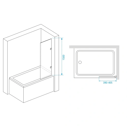 Шторка на ванну RGW Screens SC-056-2 400 мм Easy Clean хром Шторка на ванну RGW Screens SC-056-2 400 мм Easy Clean хром