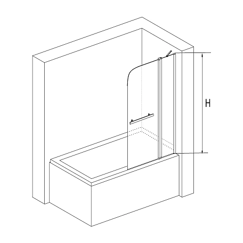 Шторка на ванну RGW Screens SC-12 1000 мм Easy Clean хром Шторка на ванну RGW Screens SC-12 1000 мм Easy Clean хром