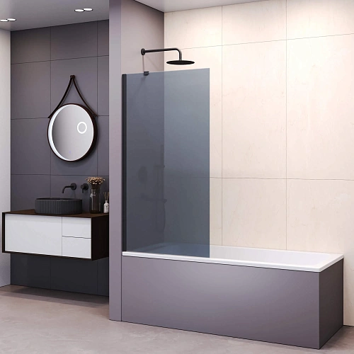 Шторка на ванну RGW Screens SC-150B 900 мм Easy Clean черный Шторка на ванну RGW Screens SC-150B 900 мм Easy Clean черный