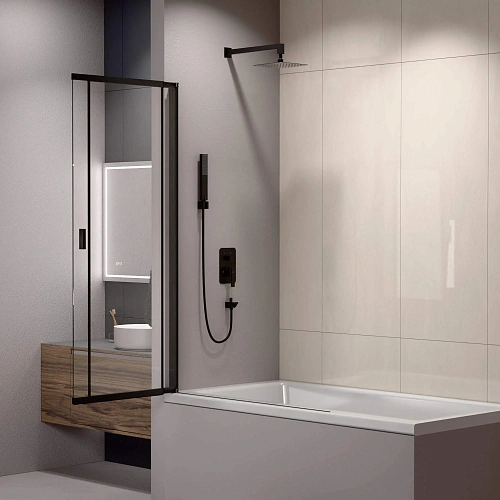 Шторка на ванну RGW Screens SC-40B 1000 мм Easy Clean черный Шторка на ванну RGW Screens SC-40B 1000 мм Easy Clean черный