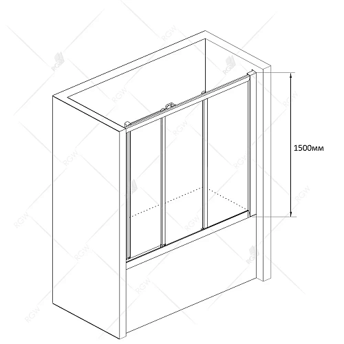 Шторка на ванну RGW Screens SC-41 04114118-11 Шторка на ванну RGW Screens SC-41 04114118-11