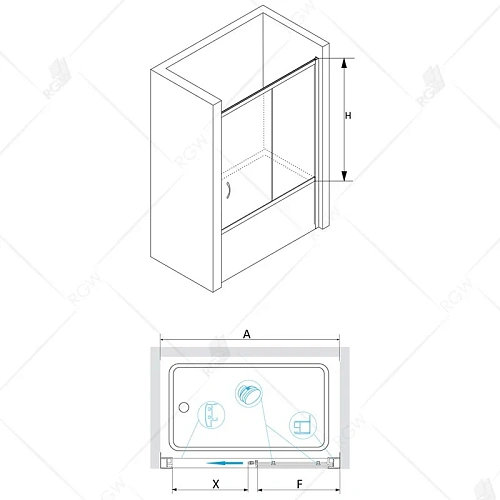 Шторка на ванну RGW Screens SC-62 01116218-21 Шторка на ванну RGW Screens SC-62 01116218-21