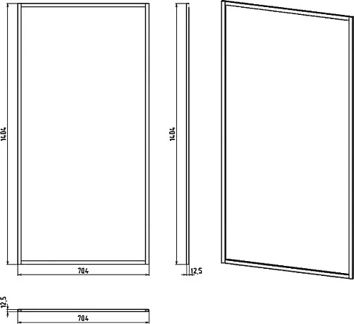 Шторка на ванну STWORKI Карлстад неподвижная, 70х140, профиль хром глянцевый, прозрачное стекло 5831 583132 Шторка на ванну STWORKI Карлстад неподвижная, 70х140, профиль хром глянцевый, прозрачное стекло 5831 583132