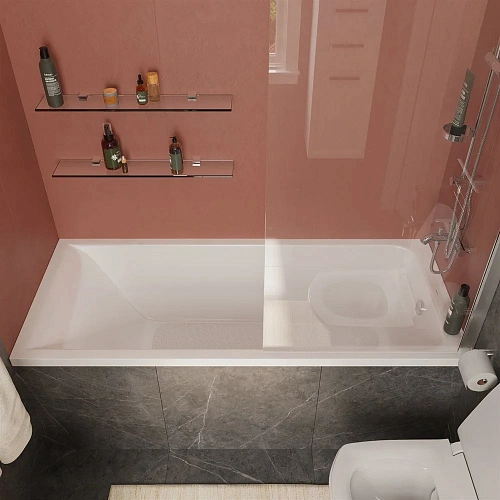 Шторка на ванну STWORKI Стокгольм GV-861 MT 75х150 см, профиль хром матовый 449632 Шторка на ванну STWORKI Стокгольм GV-861 MT 75х150 см, профиль хром матовый 449632