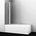 Шторка на ванну Wasserkraft Berkel 48P 48P02-110L Matt glass Fixed Шторка на ванну Wasserkraft Berkel 48P 48P02-110L Matt glass Fixed