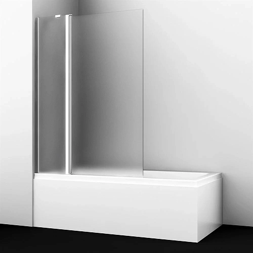 Шторка на ванну Wasserkraft Berkel 48P 48P02-110L Matt glass Fixed Шторка на ванну Wasserkraft Berkel 48P 48P02-110L Matt glass Fixed