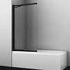 Шторка на ванну WasserKRAFT Dill 61S02-100 Fixed черный Шторка на ванну WasserKRAFT Dill 61S02-100 Fixed черный