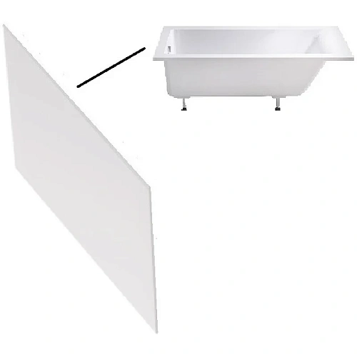 Экран для ванны торцевой Astra-Form Нейт 70 белый 02010017 Экран для ванны торцевой Astra-Form Нейт 70 белый 02010017