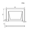 Экран для ванны торцевой Timo TP70S 69,5 см Экран для ванны торцевой Timo TP70S 69,5 см