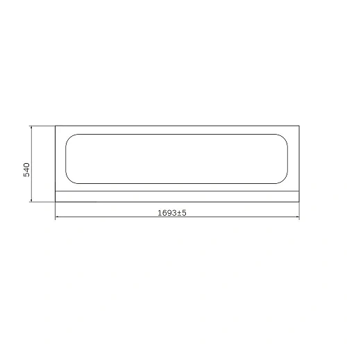 Экран для ванны фронтальный AM.PM Like W80A-170-070W-P A0 170х70 см Экран для ванны фронтальный AM.PM Like W80A-170-070W-P A0 170х70 см