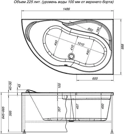 Экран для ванны фронтальный Aquanet Graciosa 150 R 00175949 Экран для ванны фронтальный Aquanet Graciosa 150 R 00175949