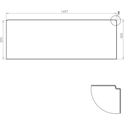Экран для ванны фронтальный Astra-Form Нейт 170 белый 02010009 Экран для ванны фронтальный Astra-Form Нейт 170 белый 02010009