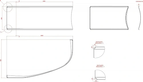 Экран для ванны фронтальный Astra-Form Селена L 178387 Экран для ванны фронтальный Astra-Form Селена L 178387