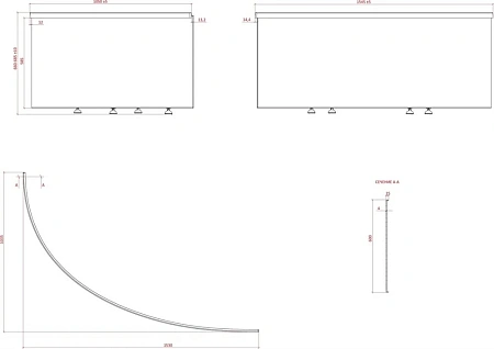 Экран для ванны фронтальный Astra-Form Тиора R 178388 Экран для ванны фронтальный Astra-Form Тиора R 178388