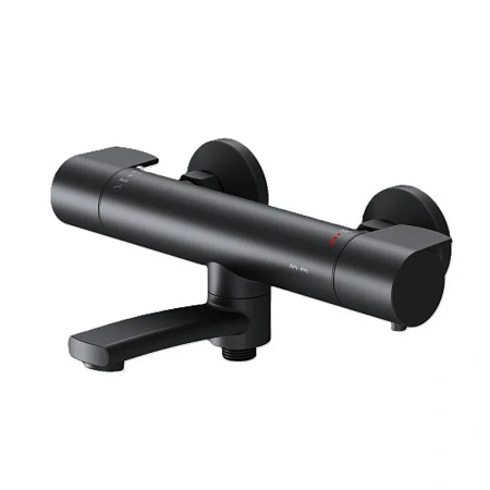 Смеситель для ванны AM.PM X-Joy F85A50022 с термостатом, черный, шт Смеситель для ванны AM.PM X-Joy F85A50022 с термостатом, черный, шт