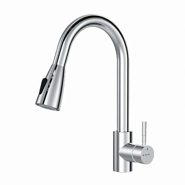 Смеситель для кухни AM.PM X-Joy S F85B07500 S с вытягивающимся изливом, хром