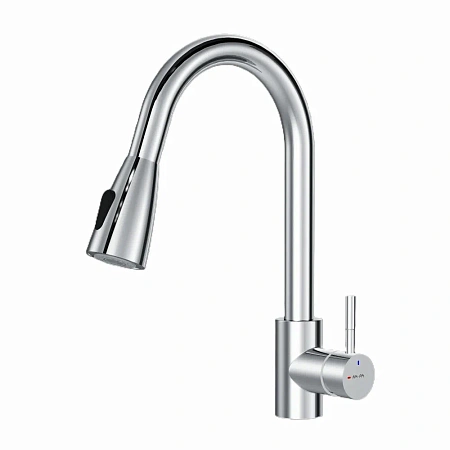 Смеситель для кухни AM.PM X-Joy S F85B07500 S с вытягивающимся изливом, хром Смеситель для кухни AM.PM X-Joy S F85B07500 S с вытягивающимся изливом, хром