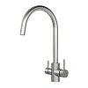 Смеситель для кухни AM.PM X-Joy S F85B07711 S с С-изливом с каналом для питьевой воды, сатин