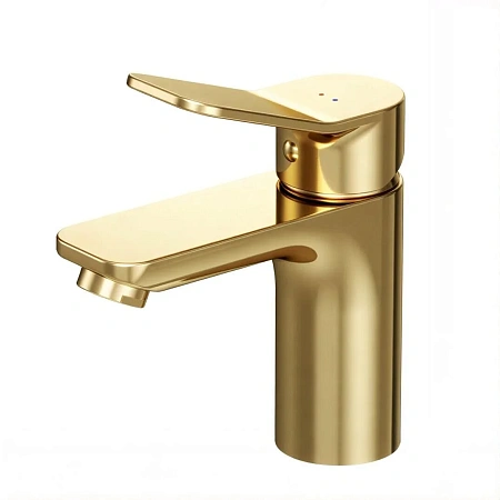 Смеситель для раковины AM.PM X-Joy F85A02199 излив 100 мм, золото Смеситель для раковины AM.PM X-Joy F85A02199 излив 100 мм, золото