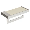Держатель туалетной бумаги Boheme Qubic 10721-NB Nickel Brush c крышкой Держатель туалетной бумаги Boheme Qubic 10721-NB Nickel Brush c крышкой