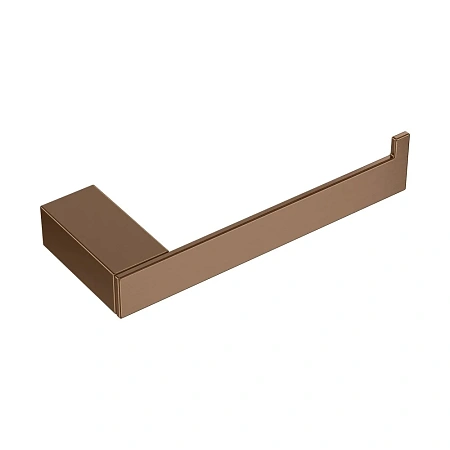 Держатель туалетной бумаги Boheme Qubic 10735-BRB Brushed Bronze без крышки Держатель туалетной бумаги Boheme Qubic 10735-BRB Brushed Bronze без крышки