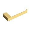 Держатель туалетной бумаги Boheme Qubic 10735-G Gold без крышки